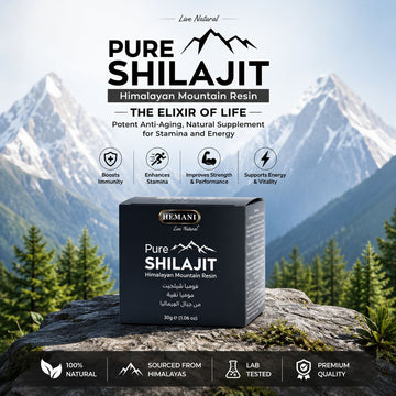 Hemani Pure Shilajit Himalayan Mountain resin  [250g] Natural Energy Stamina Booster